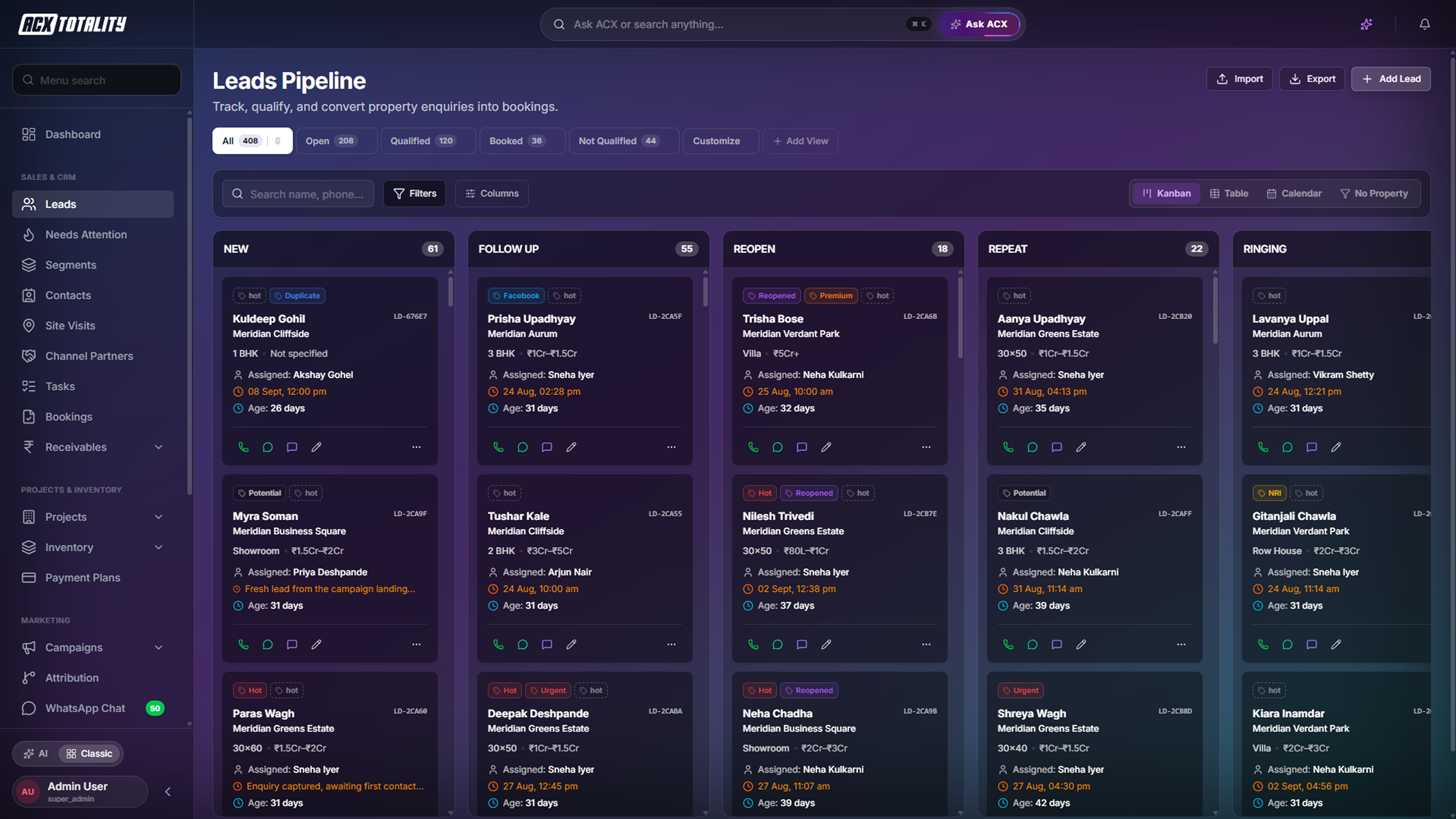 Lead Capture & Pipeline Matrix Preview